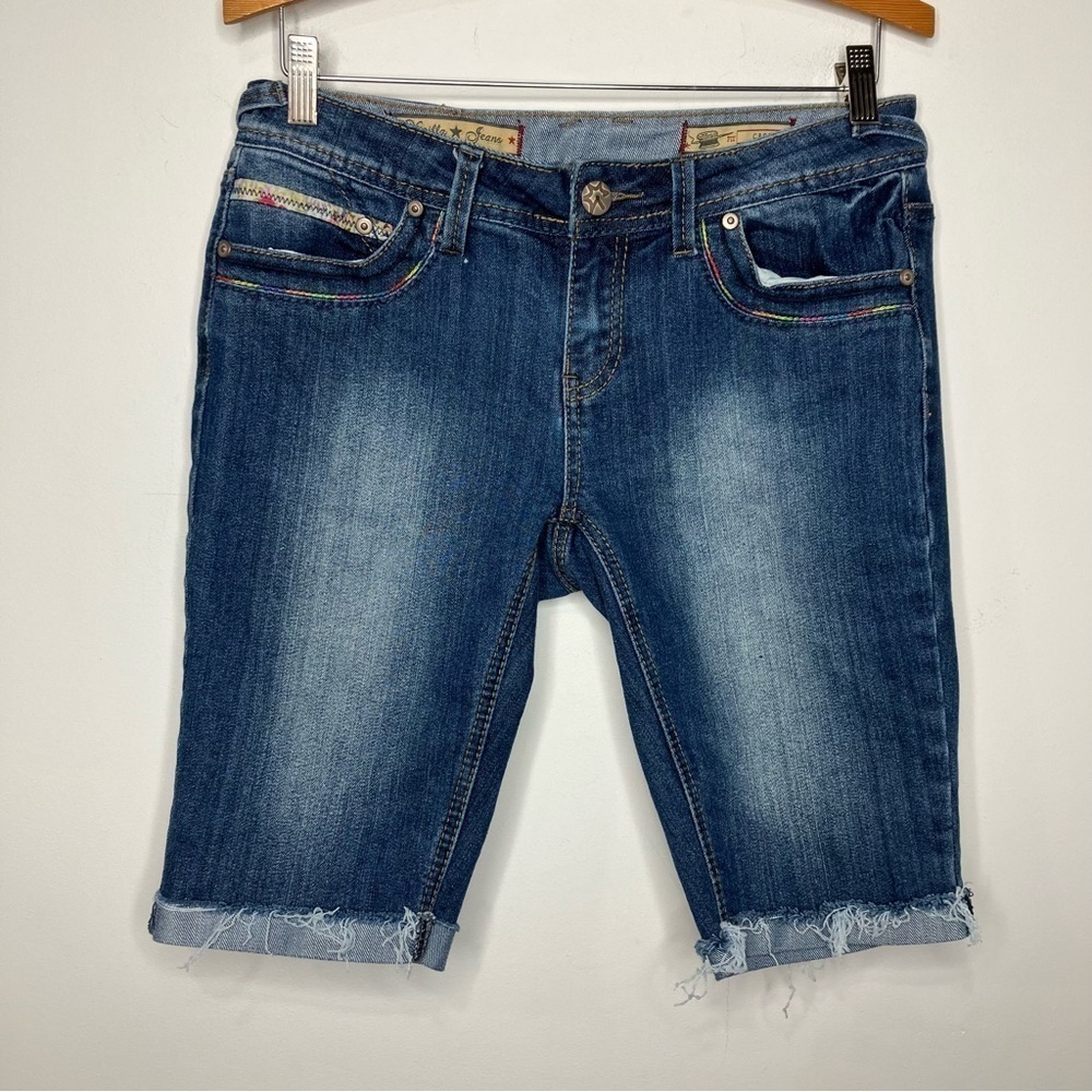 Y2K vanilla star jeans crop Bermuda style shorts‎ size 4